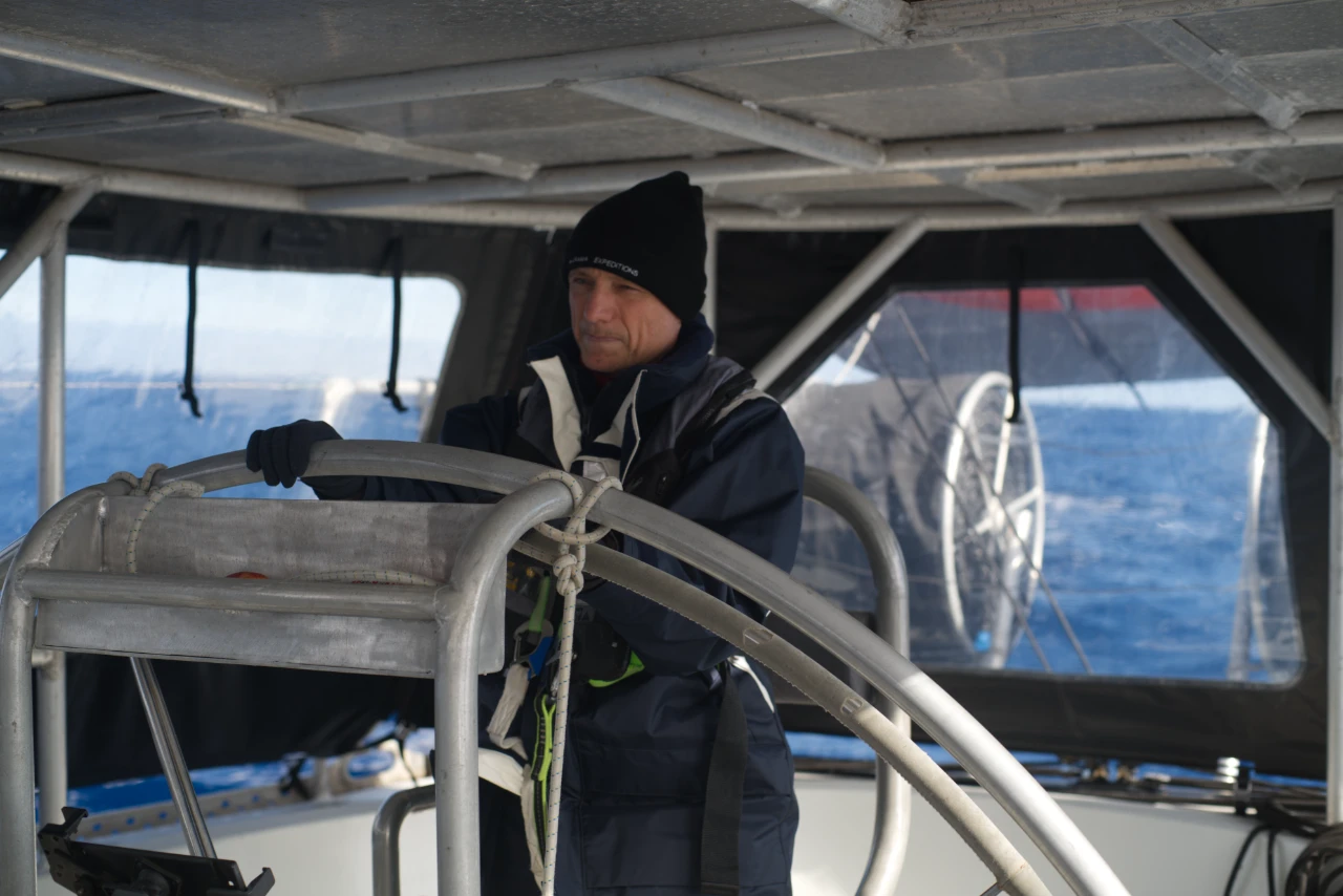 Christophe à la barre