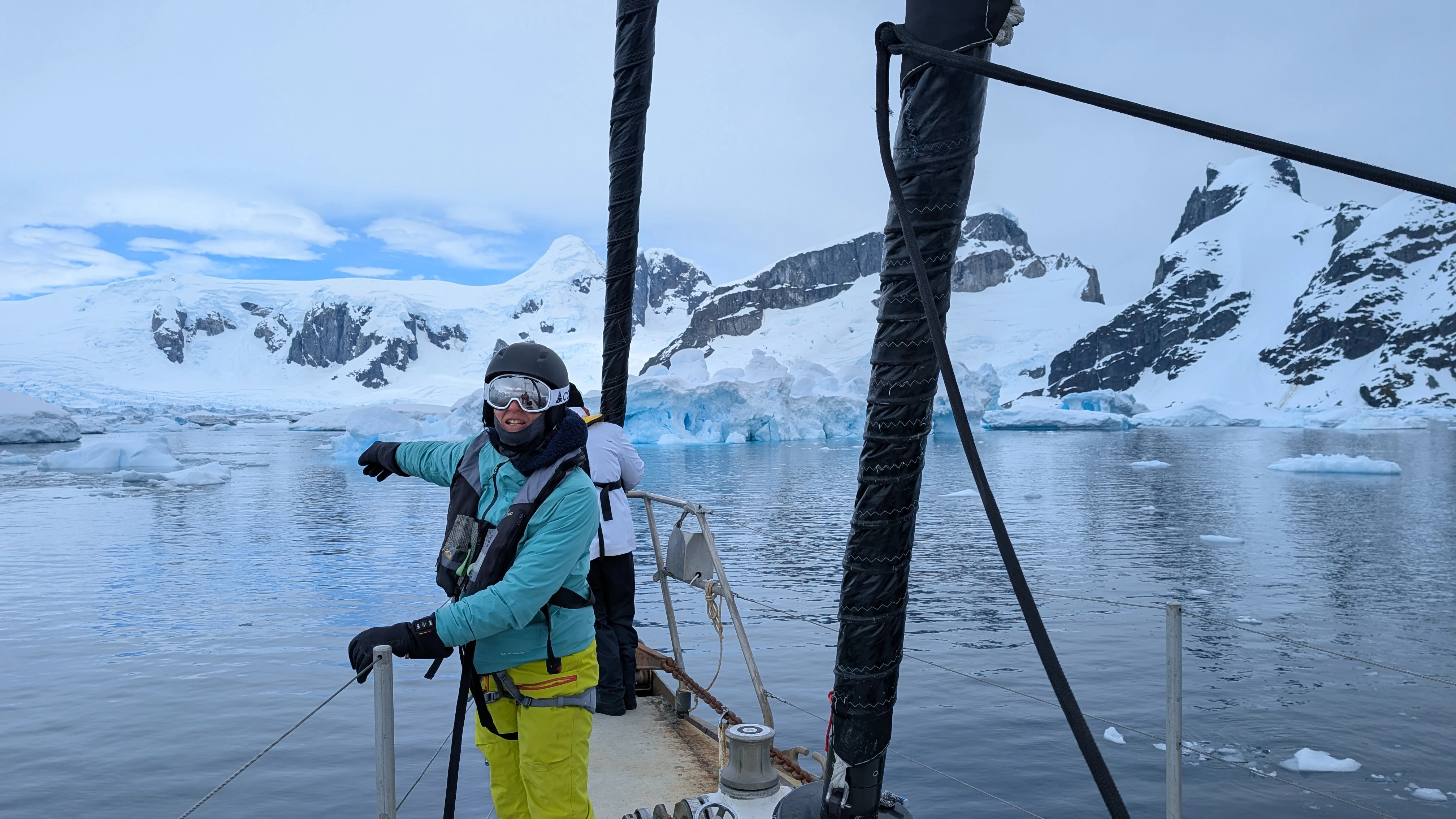 Elodie surveille les glaces
