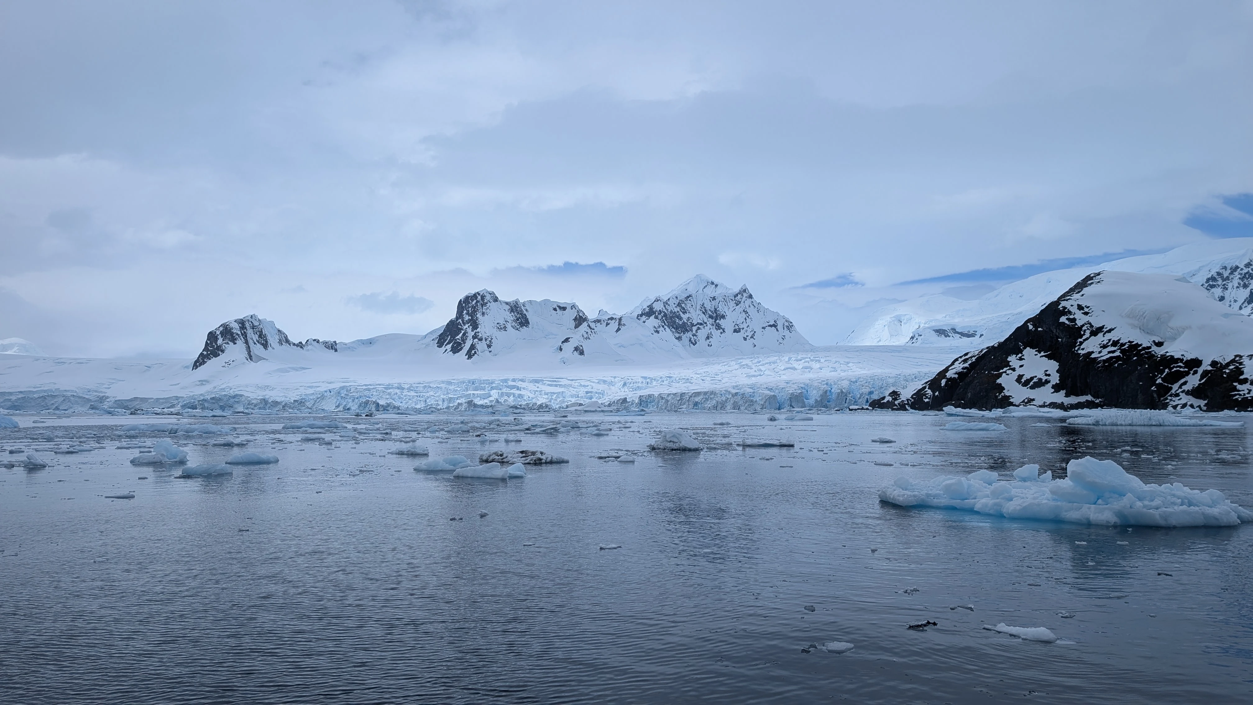 Icebergs sur la route