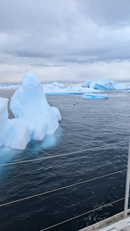 Icebergs sur la route