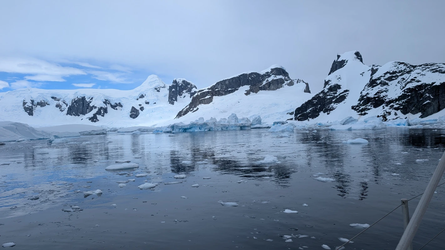Icebergs sur la route