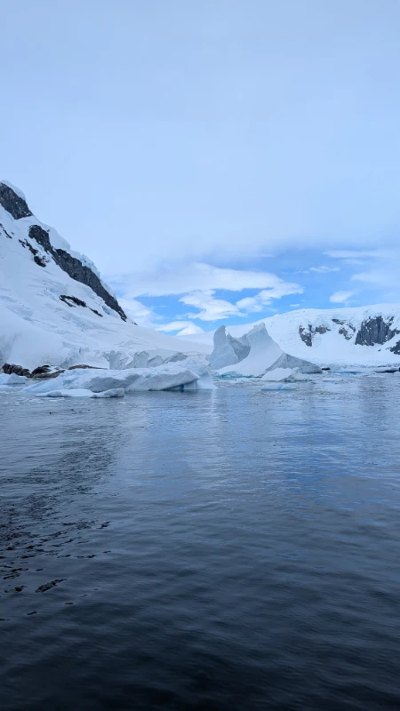 Icebergs sur la route