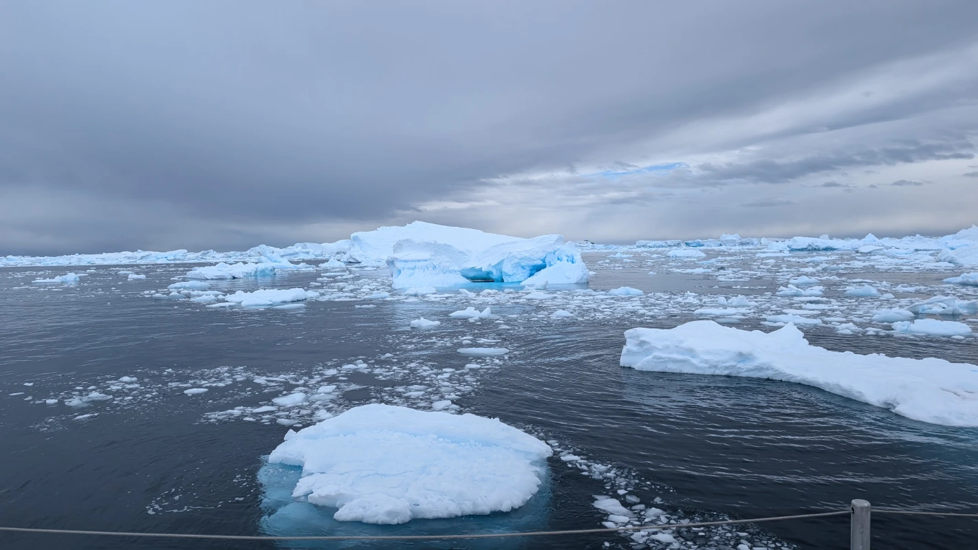 Icebergs sur la route